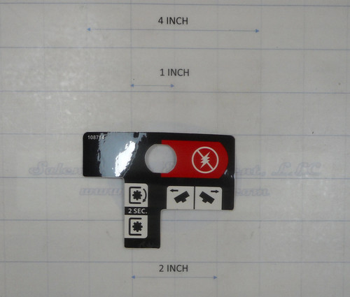 108714 - CONTROL BOX DECAL
