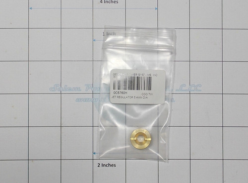 0C5760H } JET REGULATOR 5.4MM DIA