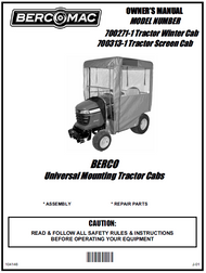 700271-1 } 34" Winter Cab for Lawn and Garden Tractor