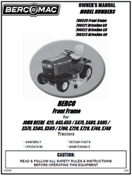 700320 } Front Frame for John Deere 425, 445, 455/ X475, X485, X495/ X575, X585, X595/ X700, X720, X728, X740 & X748 Tractors (Discontinued)