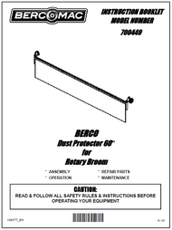 700449 } Dust Protector for 60" Rotary Broom