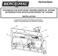 700484 } Extension for Northeast Snowblower 48