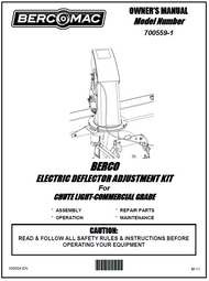 700559-1 } Electric Deflector Adjustment Kit for Snowblowers with Hydraulic Rotation