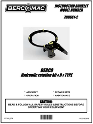 700661-2 } Hydraulic Rotation kit "R" Type