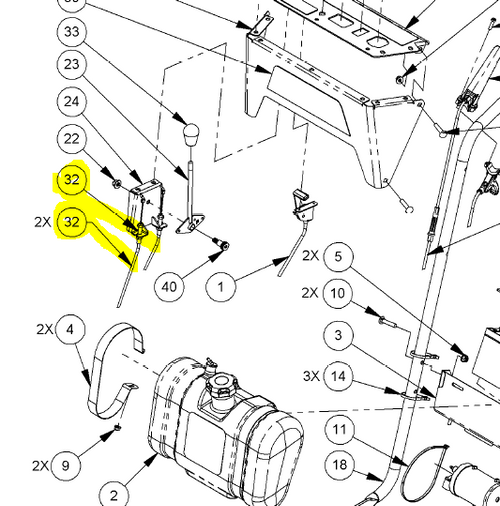 35131 } 351311 CABLE, SHIFT, AT4