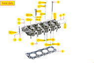 ED0092020170-S } CYLINDER HEAD ASSY KDI2504