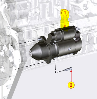 ED0058403010-S } STARTER MOTOR 12V Z11 3;2kW - Salem Power 