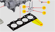 ED0047300130-S } HEAD GASKET