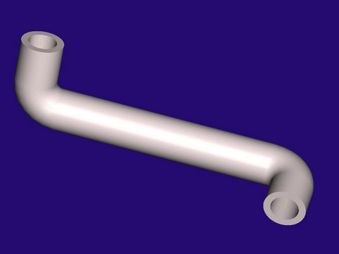 ED0053900010-S } BLOW BY RUBBER HOSE