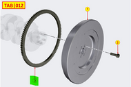  ED0028162550-S } Z106 RING GEAR FOR 3;2 kW STAR 