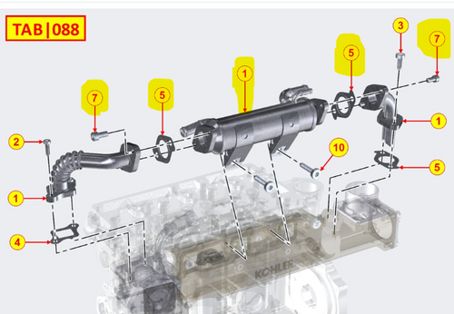 ED0048968270-S } ASSEMBLY EGR COOLER