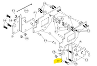 109346 } LEFT HITCH PLATE