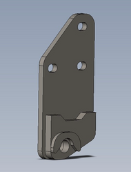 109745 } LEFT HITCH BRACKET