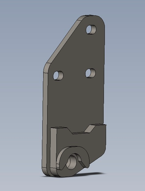 109745 } LEFT HITCH BRACKET
