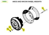 C990WW30W - WHEEL WEIGHTS