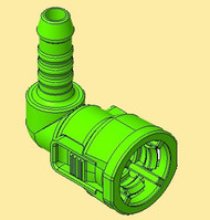 ED0050251270-S } QUICK CONNECTOR 3/8" ELBOW