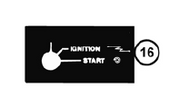 C34749 DECAL IGNITION SWITCH