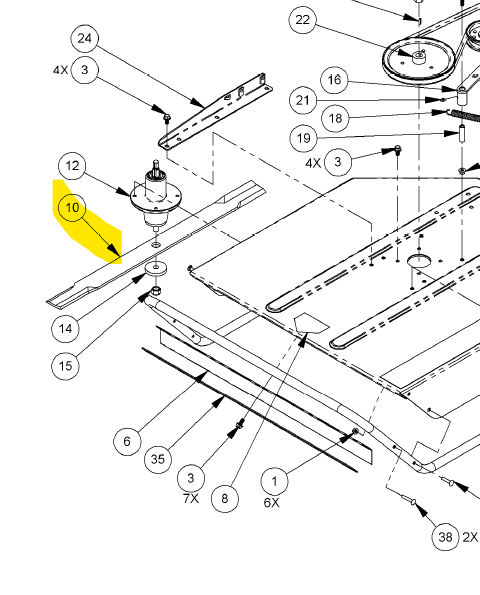 35296 } 352961 AIR-TIP BLADE 34"