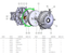 GB6-7575 } 6:1 GEARBOX GB6-7575 } 6:1 GEARBOX