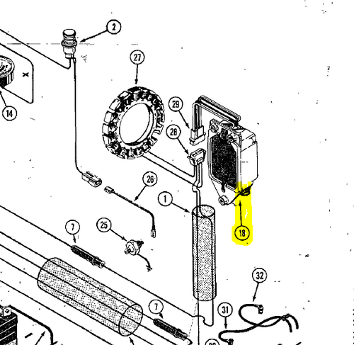 C30933 - VOLTAGE REGULATOR. KIT REPLACES C20592