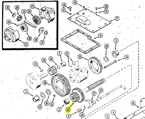 C14644 - GEAR - Item #24 in illustration