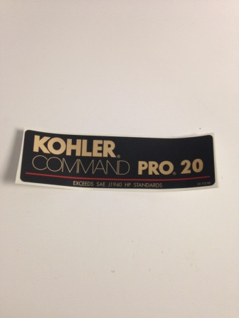 24 113 95-S } DECAL: 20 HP