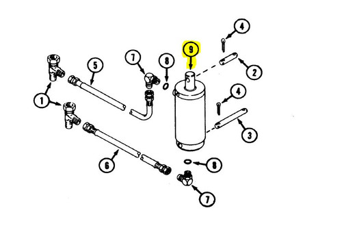 C32245 - CYLINDER - Item #9 in illustration