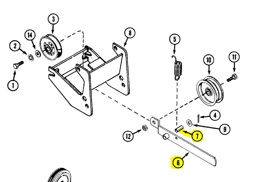 C47426 } IDLER ARM Salem Power Equipment, LLC
