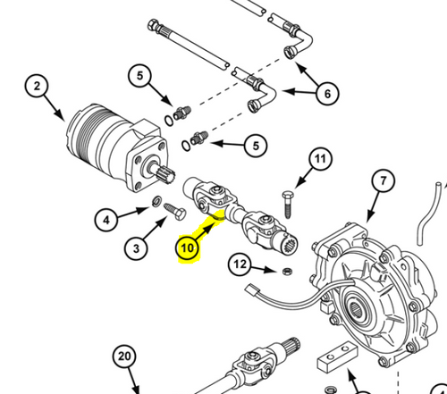 C48026 } SHAFT, DRIVE ASSY