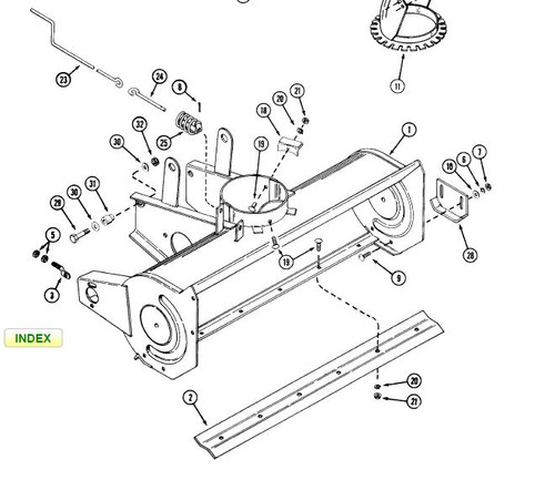 HANDLE C25026, 57-5/8"