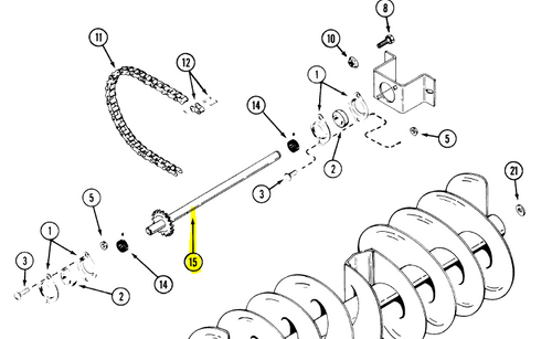 C46464 - SHAFT