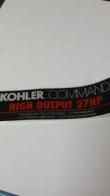 24 113 128-S } DECAL: HIGH OUTPUT