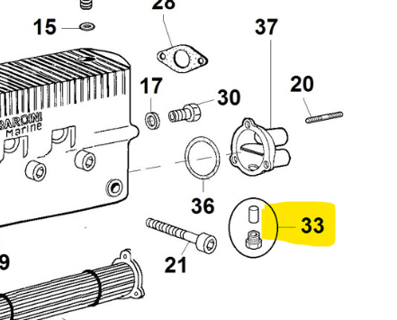 ED0090802150-S } ZINC ANODE PLUG