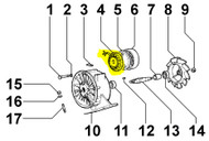 ED0011571580-S } ALTERNATOR