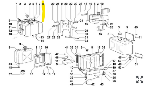 ED00A20R0480-S } TANK WITH PLUG RD1