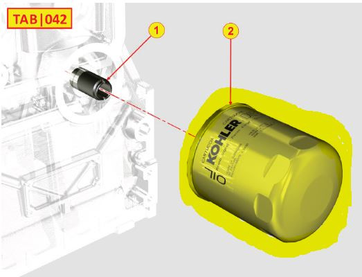 ED0021752850-S } OIL FILTER - Salem Power Equipment, LLC
