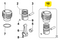  ED00A23R0420-S } CYLINDER PISTON KI