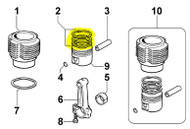 ED00A26R0650-S } PISTON RINGS