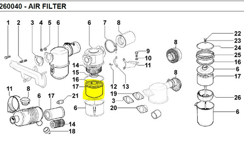 ED00359R0260-S } FILTER EL