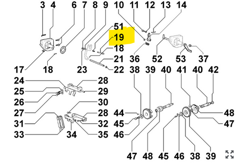  ED0048820380-S } GOV SPEED YOKE ASS 