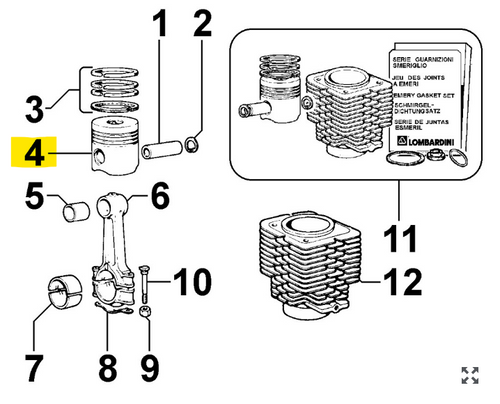 ED0065000720-S } PISTON +1