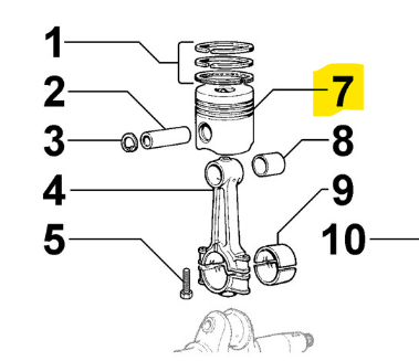  ED0065010440-S } PISTON STD