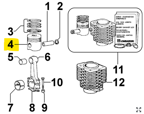 ED0065010700-S } PISTON STD