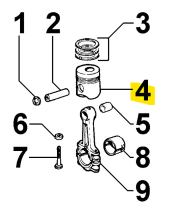 ED0065014050-S } PISTON STD