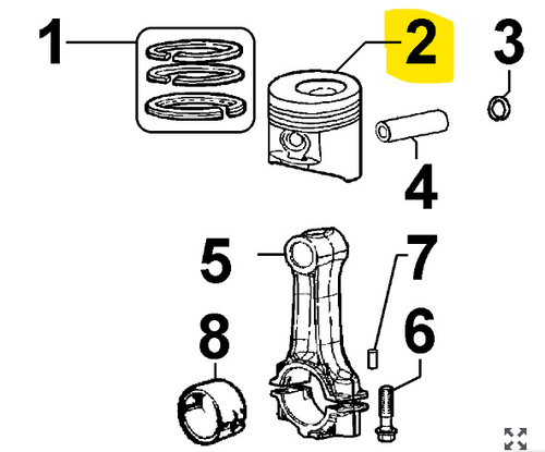 ED0065018930-S } PISTON +1 