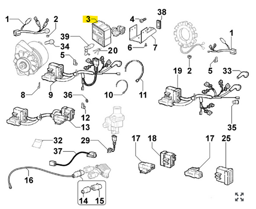 ED0072455070-S } CONTROL PANEL 12V