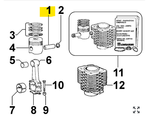 ED0084800250-S } PISTON PIN