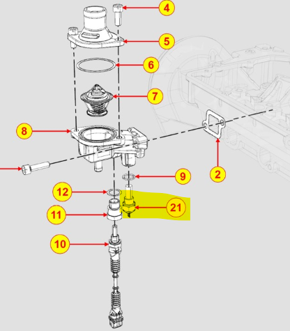 ED0091950300-S } THERMOSTAT