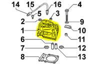 ED0092007190-S } CYLINDER HEAD