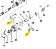 ED0091350330-S } ZINC ANODE 2 PARTS